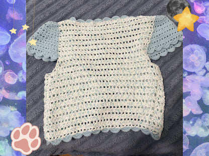 Cropped Lace Cardigan