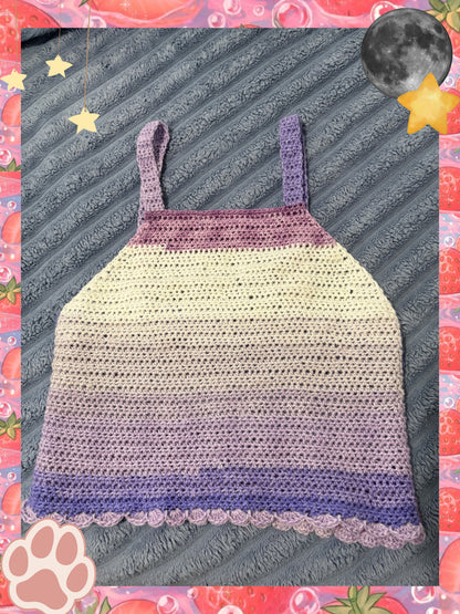 Crochet Scallop Tank Top