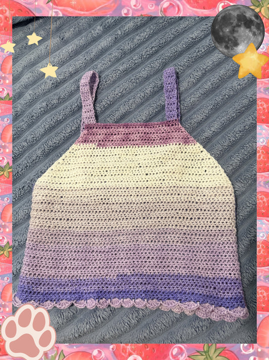 Crochet Scallop Tank Top