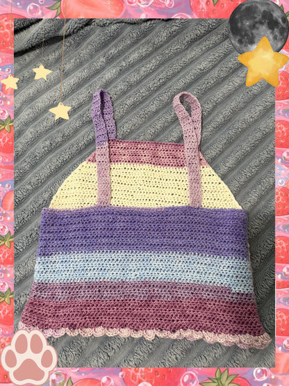 Crochet Scallop Tank Top